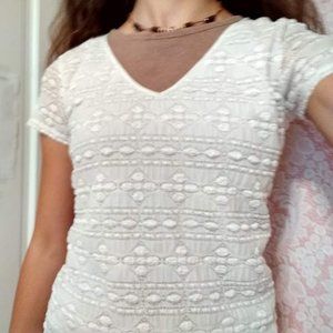 Worthington stretchy lace top